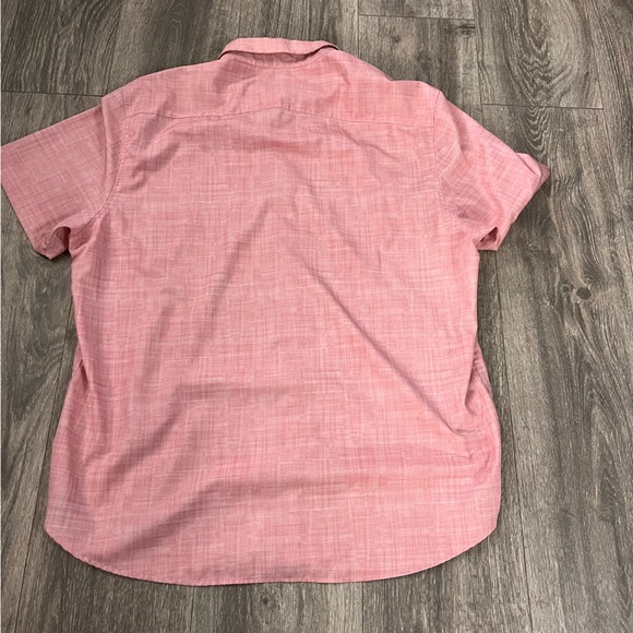 CONSTRUCT Men’s XL Coral Chambray Button-Down - Picture 7 of 9